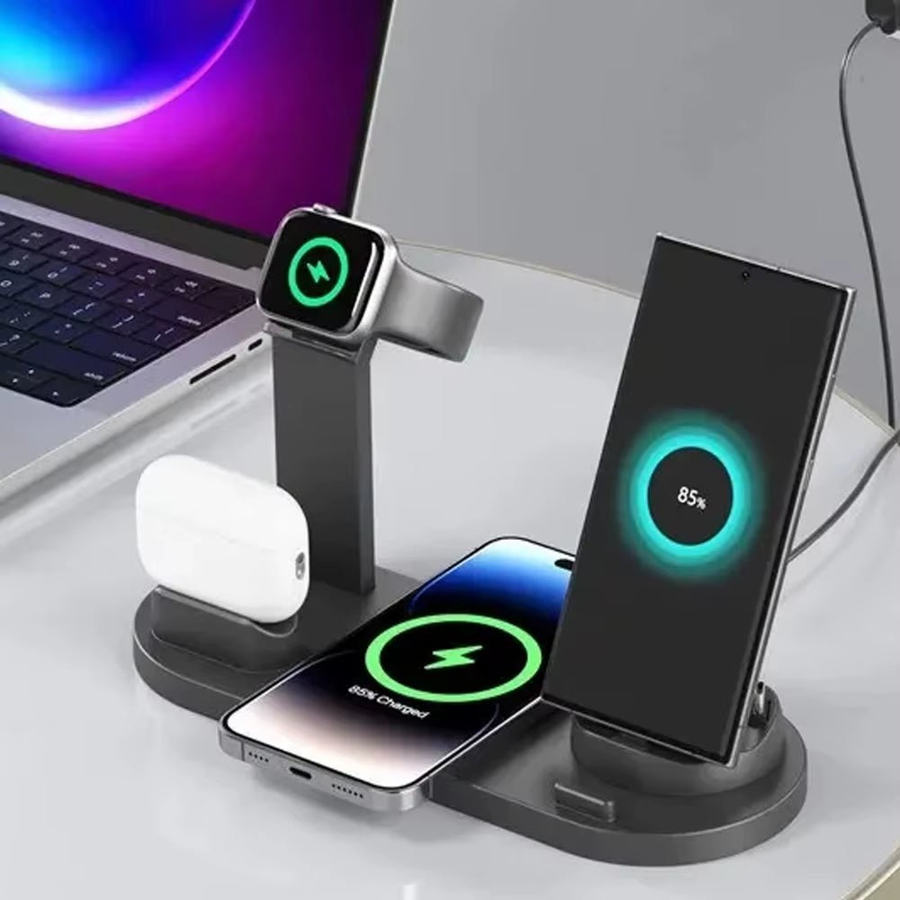 ChargeHub™ Pro 4 - in - 1 Wireless Dock – One Stand. Total Power. Zero Clutter - High Ends Electronics and more