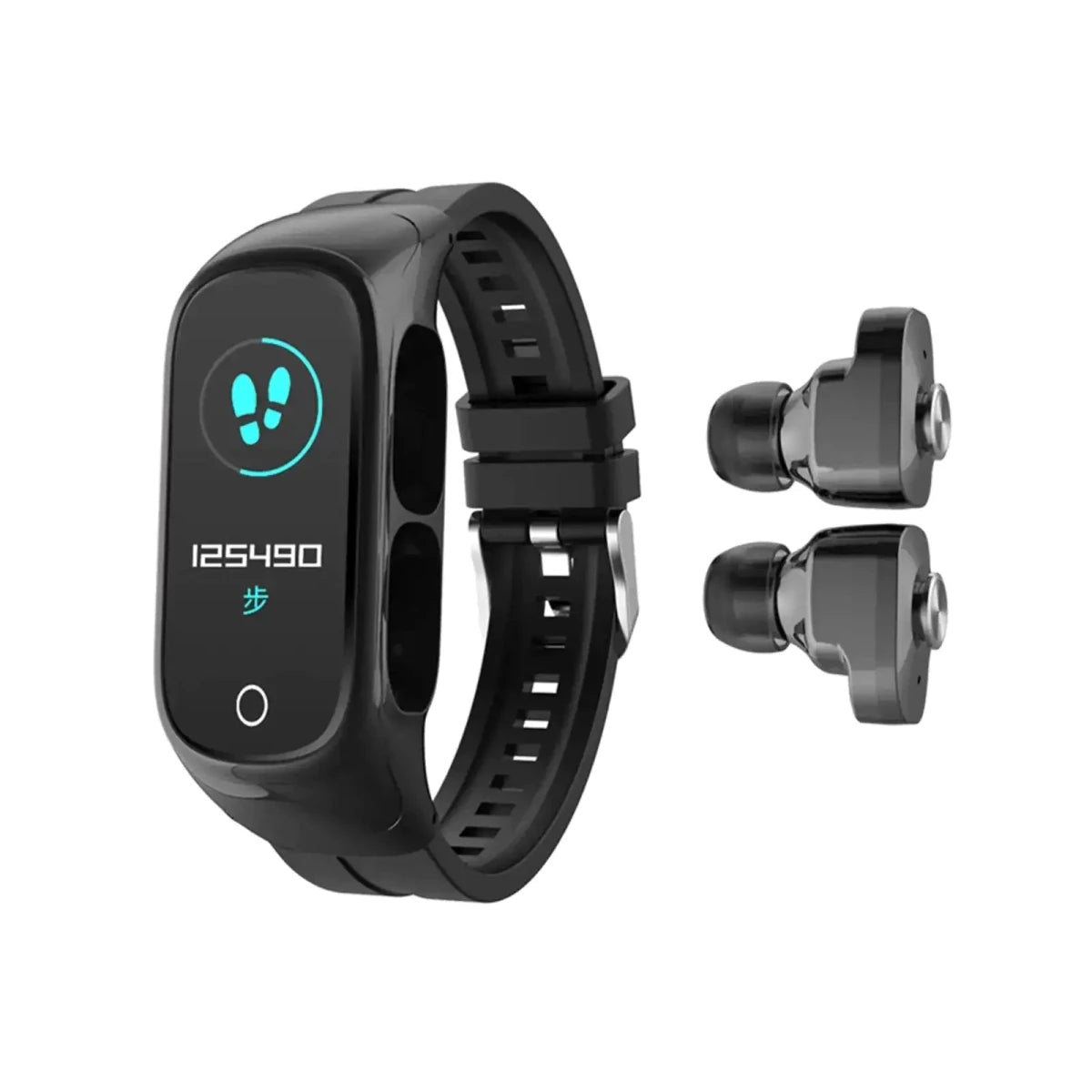 2 - In - 1 Smart Watch & Earbuds Fitness True Wireless Combo - High Ends Electronics and moreHigh Ends Electronics and moreHigh Ends Electronics and more2 - In - 1 Smart Watch & Earbuds Fitness True Wireless Combo
