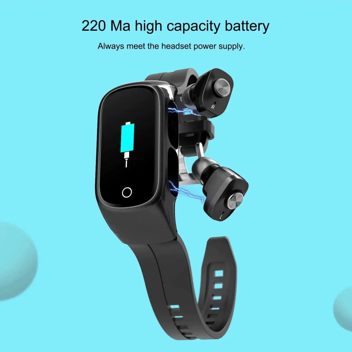 2 - In - 1 Smart Watch & Earbuds Fitness True Wireless Combo - High Ends Electronics and moreHigh Ends Electronics and moreHigh Ends Electronics and more2 - In - 1 Smart Watch & Earbuds Fitness True Wireless Combo