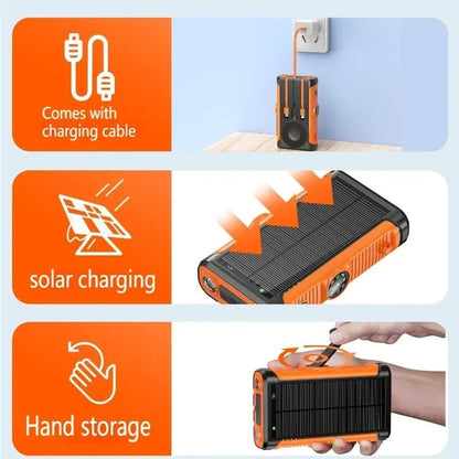 2025 NEW Solar Power Bank 20000mAh 22.5W Magnetic Wireless Powerbank Hand Crank with Cable Portable Charger for Outdoor Camping - High Ends Electronics and moreHigh Ends Electronics and moreHigh Ends Electronics and more2025 NEW Solar Power Bank 20000mAh 22.5W Magnetic Wireless Powerbank Hand Crank with Cable Portable Charger for Outdoor Camping