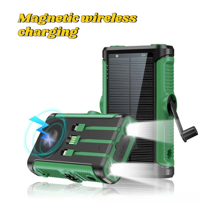 2025 NEW Solar Power Bank 20000mAh 22.5W Magnetic Wireless Powerbank Hand Crank with Cable Portable Charger for Outdoor Camping - High Ends Electronics and moreHigh Ends Electronics and moreHigh Ends Electronics and more2025 NEW Solar Power Bank 20000mAh 22.5W Magnetic Wireless Powerbank Hand Crank with Cable Portable Charger for Outdoor Camping
