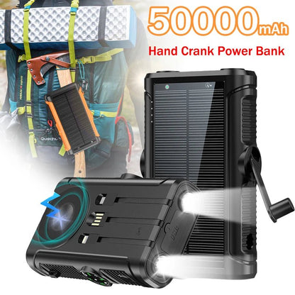 2025 NEW Solar Power Bank 20000mAh 22.5W Magnetic Wireless Powerbank Hand Crank with Cable Portable Charger for Outdoor Camping - High Ends Electronics and moreHigh Ends Electronics and moreHigh Ends Electronics and more2025 NEW Solar Power Bank 20000mAh 22.5W Magnetic Wireless Powerbank Hand Crank with Cable Portable Charger for Outdoor Camping