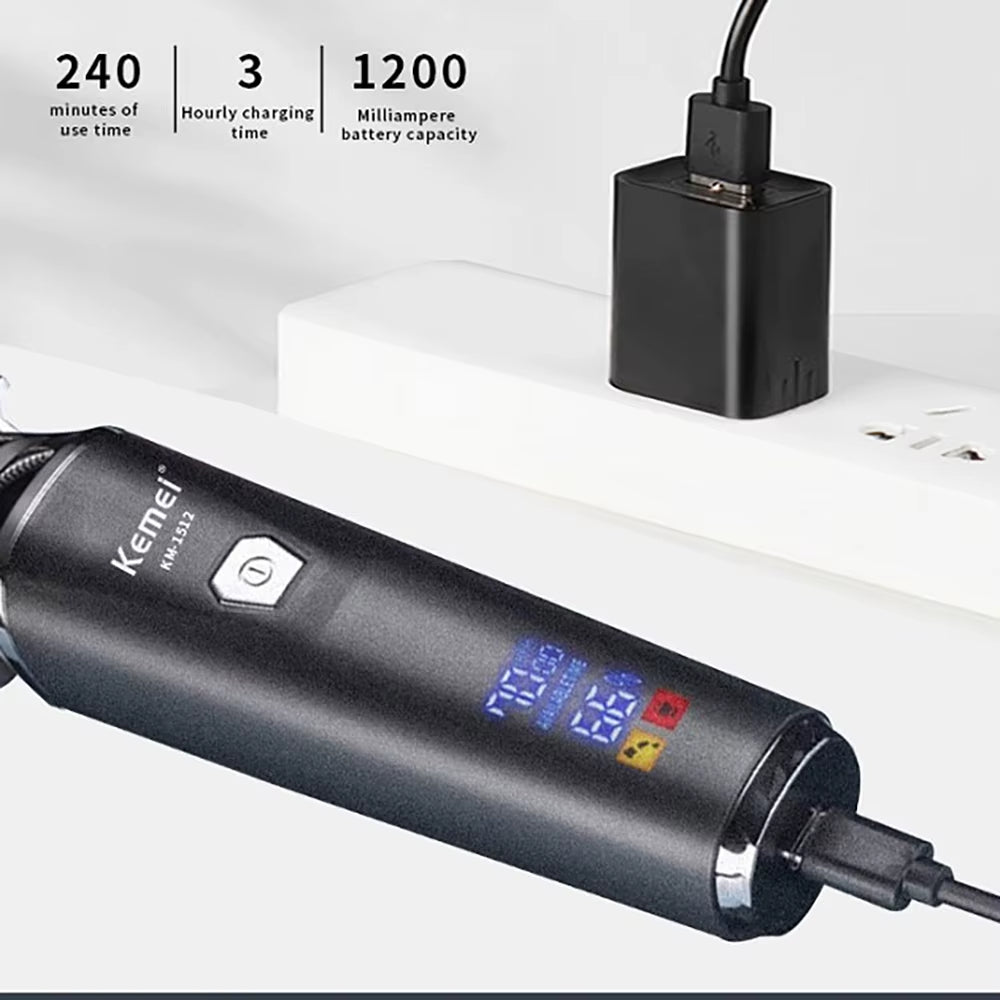 ZeroBlade™ Pro: Cordless 7000RPM Hair Trimmer with LCD Display - High Ends Electronics and more