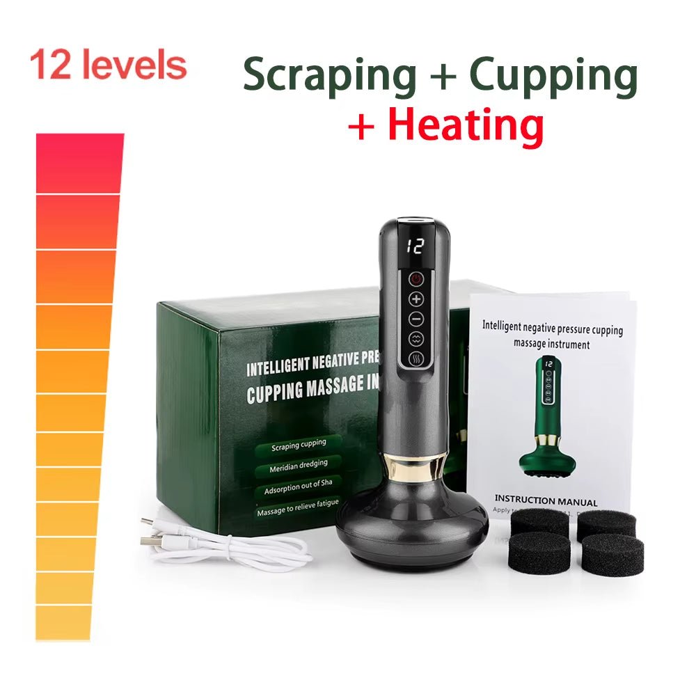 SculptEase™ Magnetic Cupping Massager: Rechargeable Body & Cellulite Scraping Machine - High Ends Electronics and more
