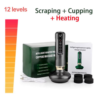 SculptEase™ Magnetic Cupping Massager: Rechargeable Body & Cellulite Scraping Machine - High Ends Electronics and more