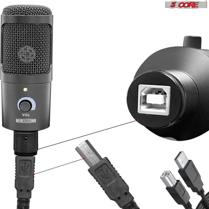 5Core Recording Microphone Podcast Bundle w Condenser Mic Desk Stand Foam Cover Shock Mount - High Ends Electronics and moreHigh Ends Electronics and moreHigh Ends Electronics and more5Core Recording Microphone Podcast Bundle w Condenser Mic Desk Stand Foam Cover Shock Mount