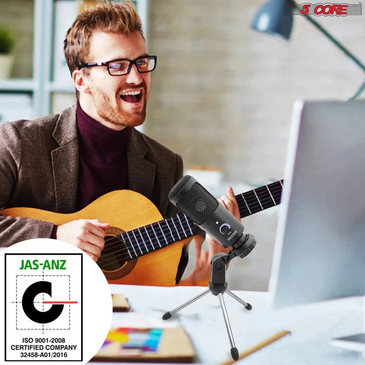 5Core Recording Microphone Podcast Bundle w Condenser Mic Desk Stand Foam Cover Shock Mount - High Ends Electronics and moreHigh Ends Electronics and moreHigh Ends Electronics and more5Core Recording Microphone Podcast Bundle w Condenser Mic Desk Stand Foam Cover Shock Mount