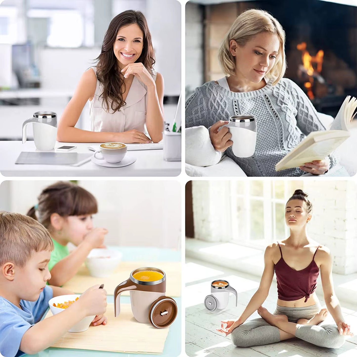 Automatic Self - Stirring Mug – Mix Smarter, Sip Smoother - High Ends Electronics and more