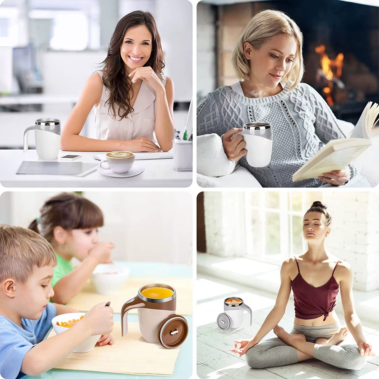 Automatic Self - Stirring Mug – Mix Smarter, Sip Smoother - High Ends Electronics and more