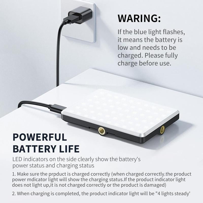 Portable Rechargeable LED Clip - On Selfie Light - High Ends Electronics and more