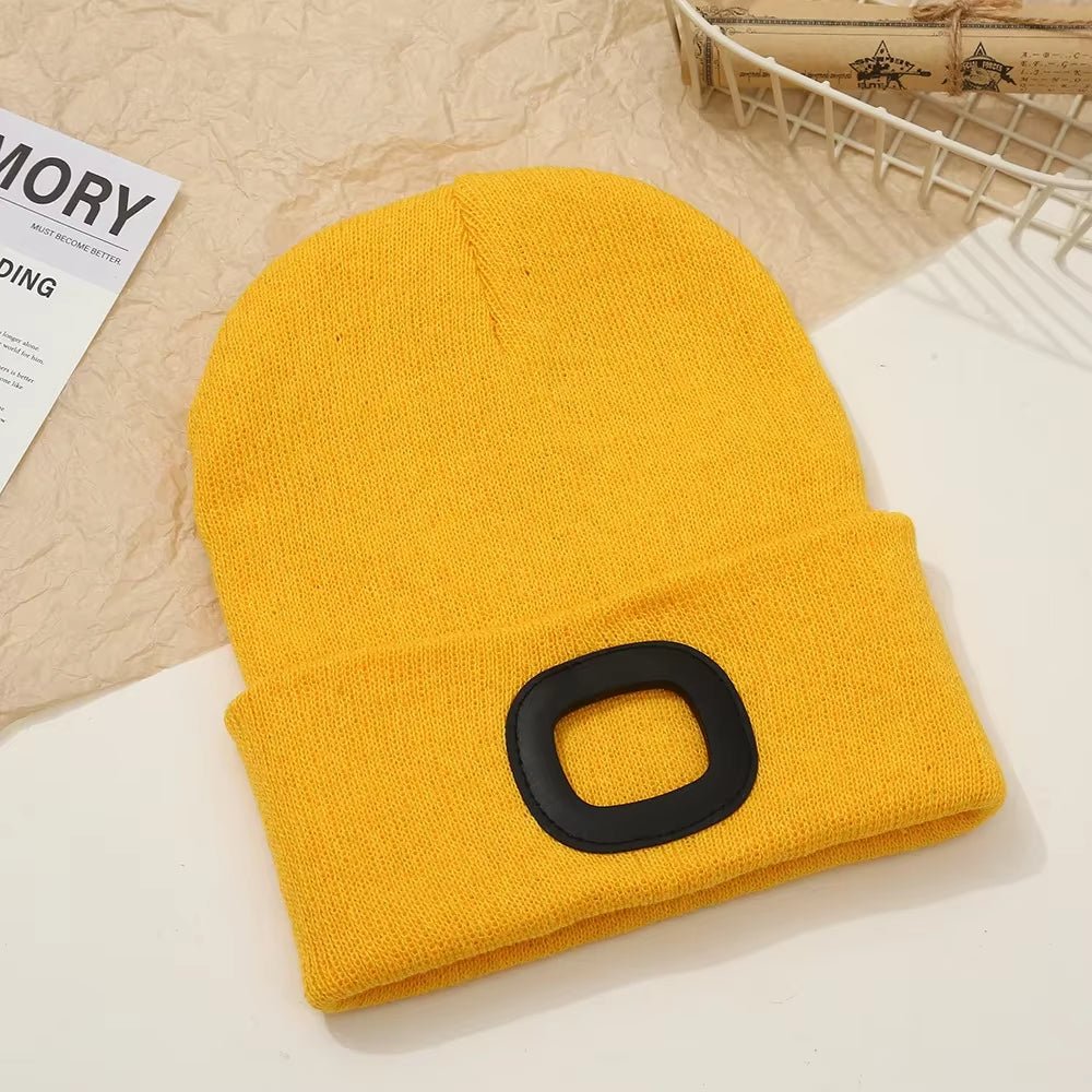 GlowGear™ LED Beanie Hat: USB Rechargeable Winter Headlamp Cap for Warmth & Hands - Free Light - High Ends Electronics and more
