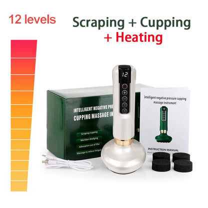 SculptEase™ Magnetic Cupping Massager: Rechargeable Body & Cellulite Scraping Machine - High Ends Electronics and more