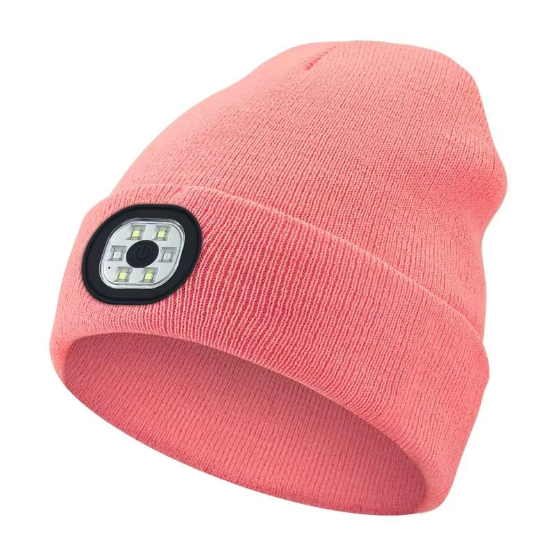 GlowGear™ LED Beanie Hat: USB Rechargeable Winter Headlamp Cap for Warmth & Hands - Free Light - High Ends Electronics and more