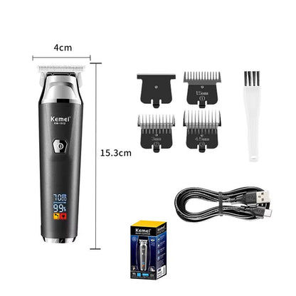 ZeroBlade™ Pro: Cordless 7000RPM Hair Trimmer with LCD Display - High Ends Electronics and more