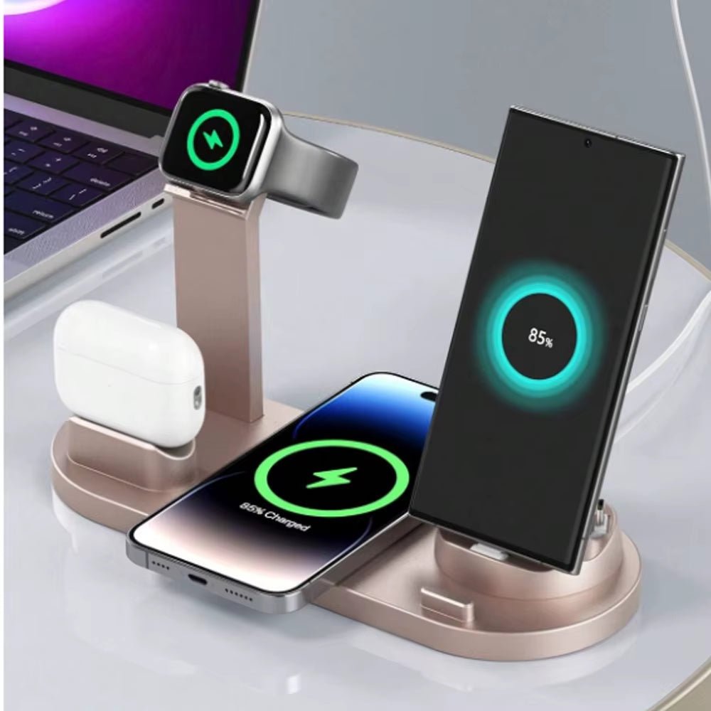 ChargeHub™ Pro 4 - in - 1 Wireless Dock – One Stand. Total Power. Zero Clutter - High Ends Electronics and more