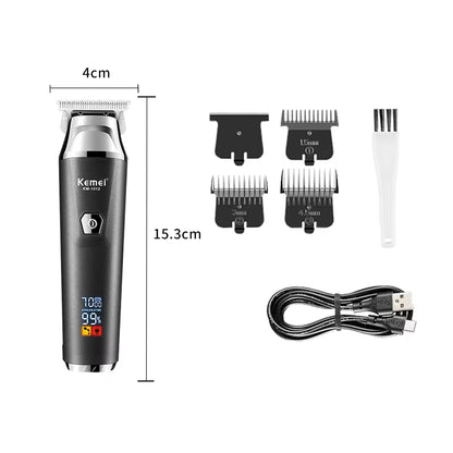 ZeroBlade™ Pro: Cordless 7000RPM Hair Trimmer with LCD Display - High Ends Electronics and more