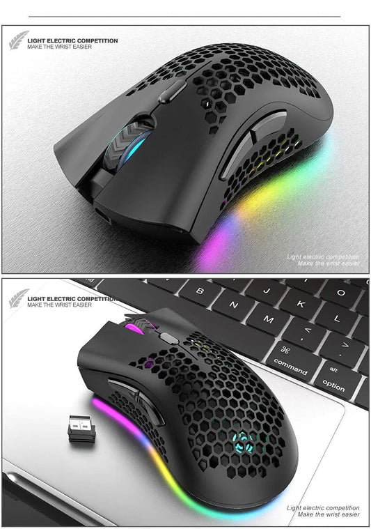 BM600 Rechargeable Wireless RGB Gaming Mouse for PC - High Ends Electronics and moreHigh Ends Electronics and moreHigh Ends Electronics and moreBM600 Rechargeable Wireless RGB Gaming Mouse for PC