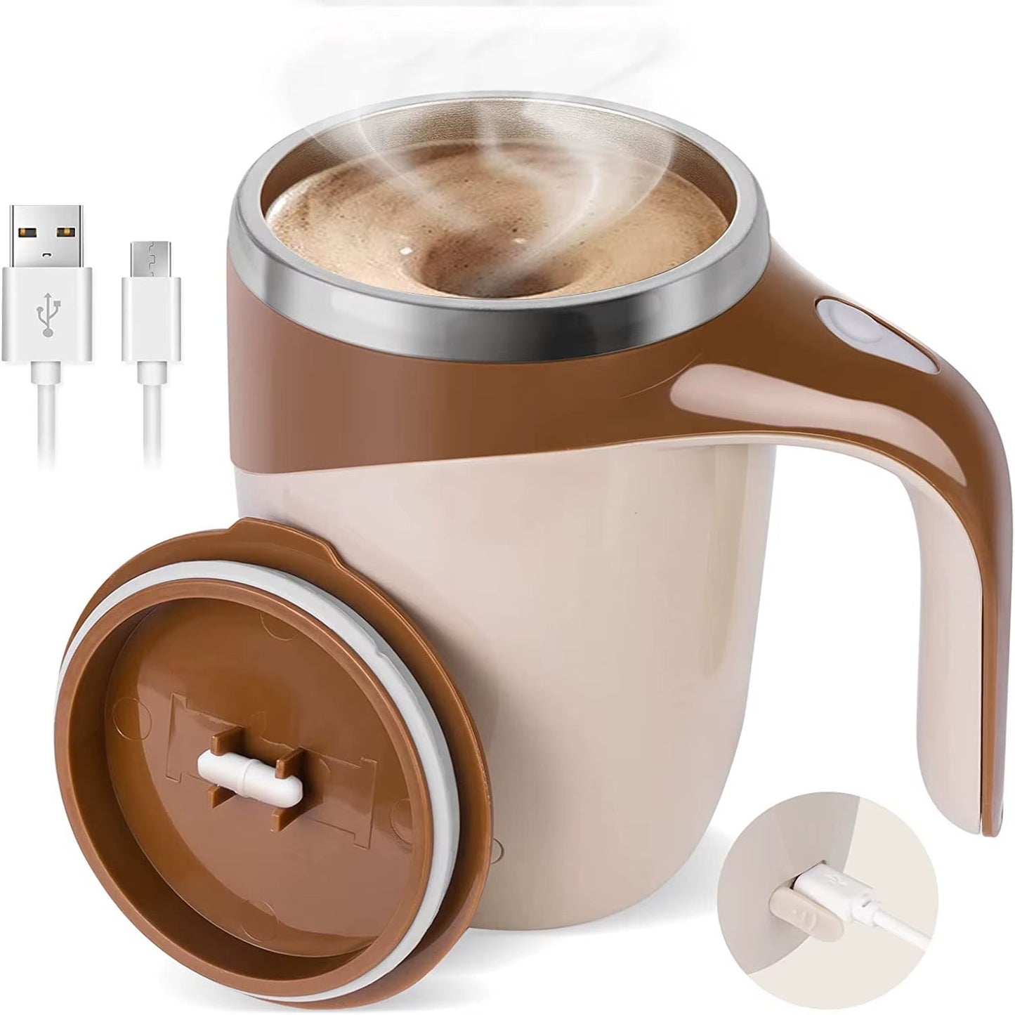 Automatic Self - Stirring Mug – Mix Smarter, Sip Smoother - High Ends Electronics and more
