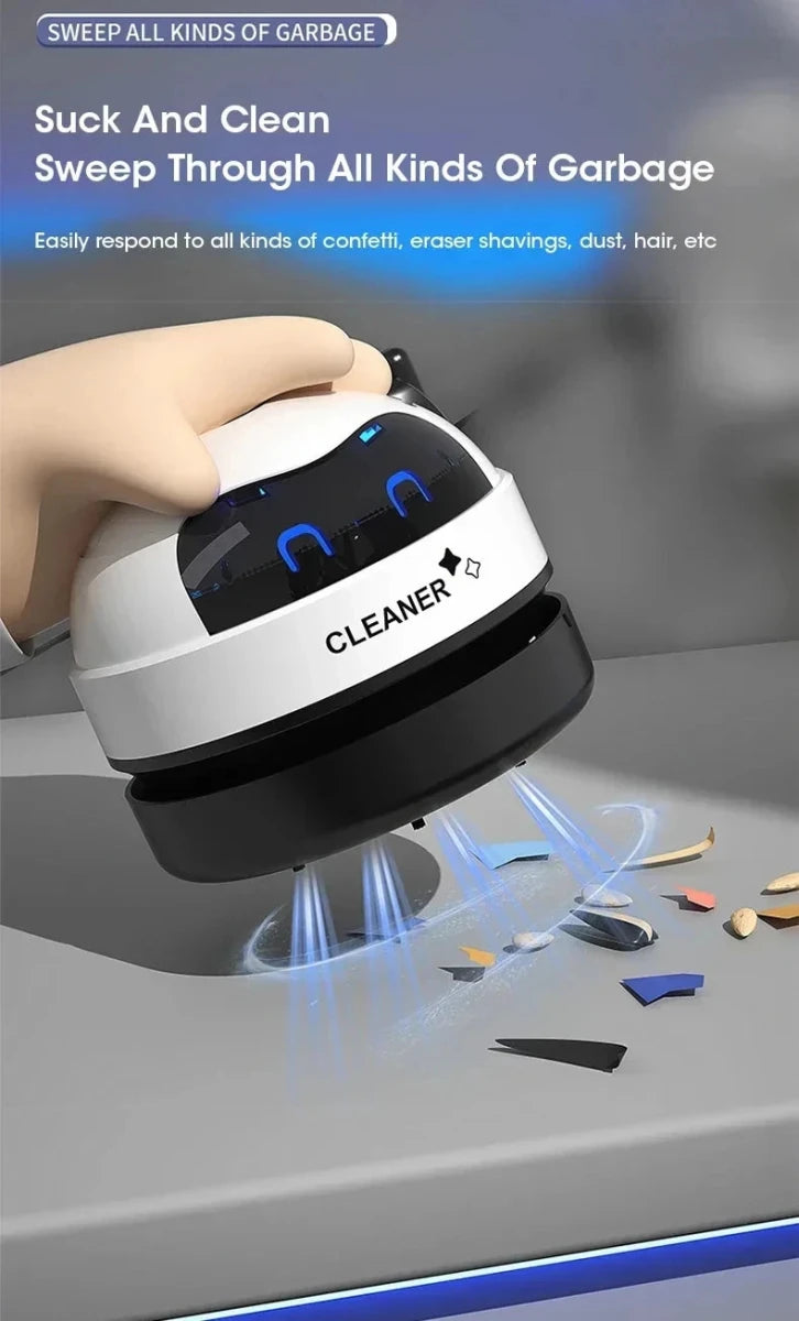 Desk Table Dust Vacuum Handheld Mini Vacuum Cleaner USB Table Sweeper Home Office Desktop Pencil Crumbs Cleaner Vacuum Cleaner - High Ends Electronics and moreHigh Ends Electronics and moreHigh Ends Electronics and moreDesk Table Dust Vacuum Handheld Mini Vacuum Cleaner USB Table Sweeper Home Office Desktop Pencil Crumbs Cleaner Vacuum Cleaner