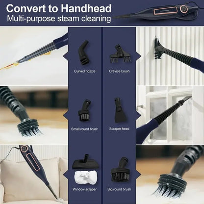 DEVOAC VM6 Steam Mop Cleaner with Rotating Mop Pad 10 in 1 Lightweight Spin Mop 1300W Powerful Floor Steamer for Home Hardwood - High Ends Electronics and moreHigh Ends Electronics and moreHigh Ends Electronics and moreDEVOAC VM6 Steam Mop Cleaner with Rotating Mop Pad 10 in 1 Lightweight Spin Mop 1300W Powerful Floor Steamer for Home Hardwood