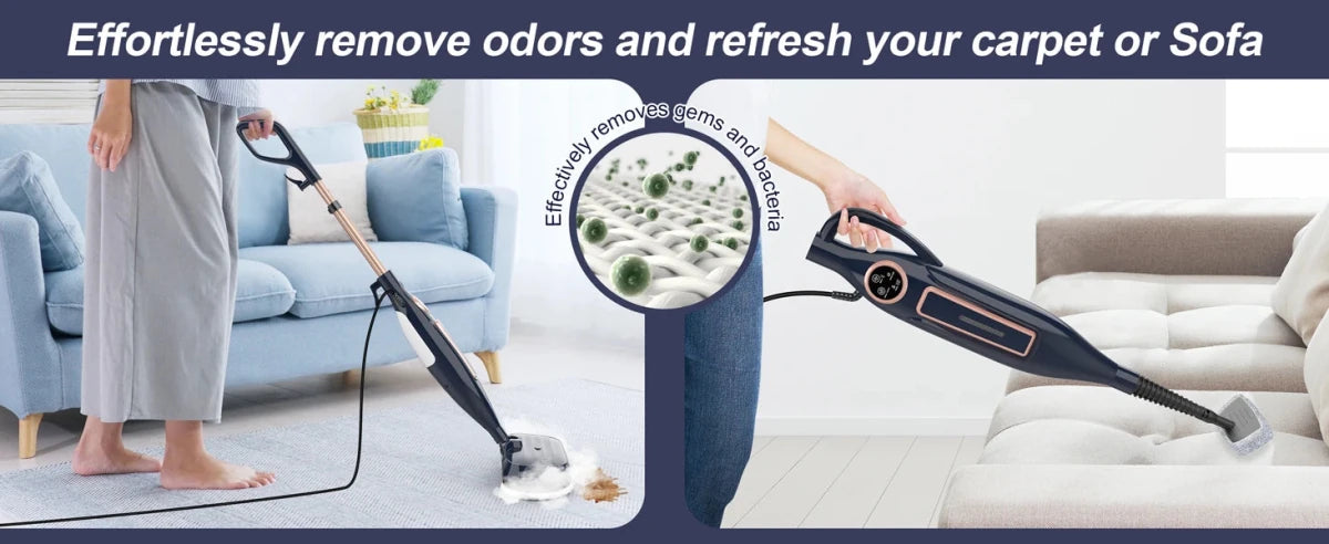 DEVOAC VM6 Steam Mop Cleaner with Rotating Mop Pad 10 in 1 Lightweight Spin Mop 1300W Powerful Floor Steamer for Home Hardwood - High Ends Electronics and moreHigh Ends Electronics and moreHigh Ends Electronics and moreDEVOAC VM6 Steam Mop Cleaner with Rotating Mop Pad 10 in 1 Lightweight Spin Mop 1300W Powerful Floor Steamer for Home Hardwood