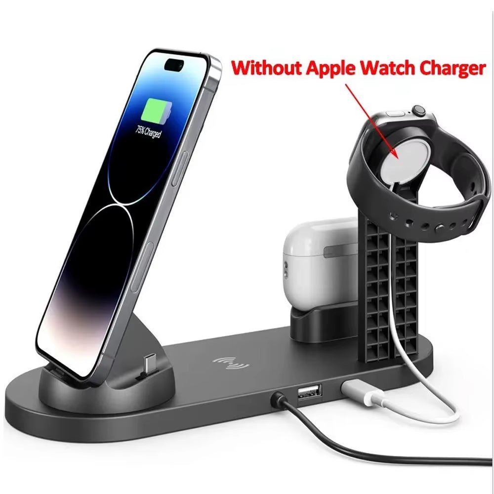 ChargeHub™ Pro 4 - in - 1 Wireless Dock – One Stand. Total Power. Zero Clutter - High Ends Electronics and more