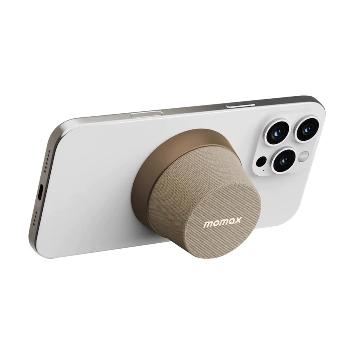 MOMAX 1-Vibe Go: Magnetic Wireless Speaker & Phone Stand with IPX6 Waterproof Protection - High Ends Electronics and moreMOMAX 1-Vibe Go: Magnetic Wireless Speaker & Phone Stand with IPX6 Waterproof Protection