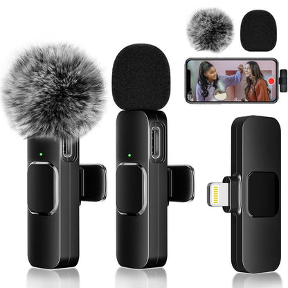 2 - Pack Wireless Lavalier Clip - On Microphones - High Ends Electronics and more
