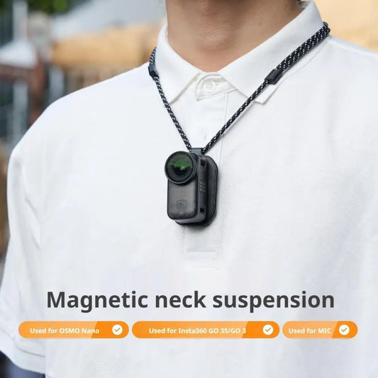 For DJI OSMO Nano Magnetic Neck Strap First - Person View Shooting Microphone Neck Strap for GO 3/3S - High Ends Electronics and moreHigh Ends Electronics and moreHigh Ends Electronics and moreFor DJI OSMO Nano Magnetic Neck Strap First - Person View Shooting Microphone Neck Strap for GO 3/3S