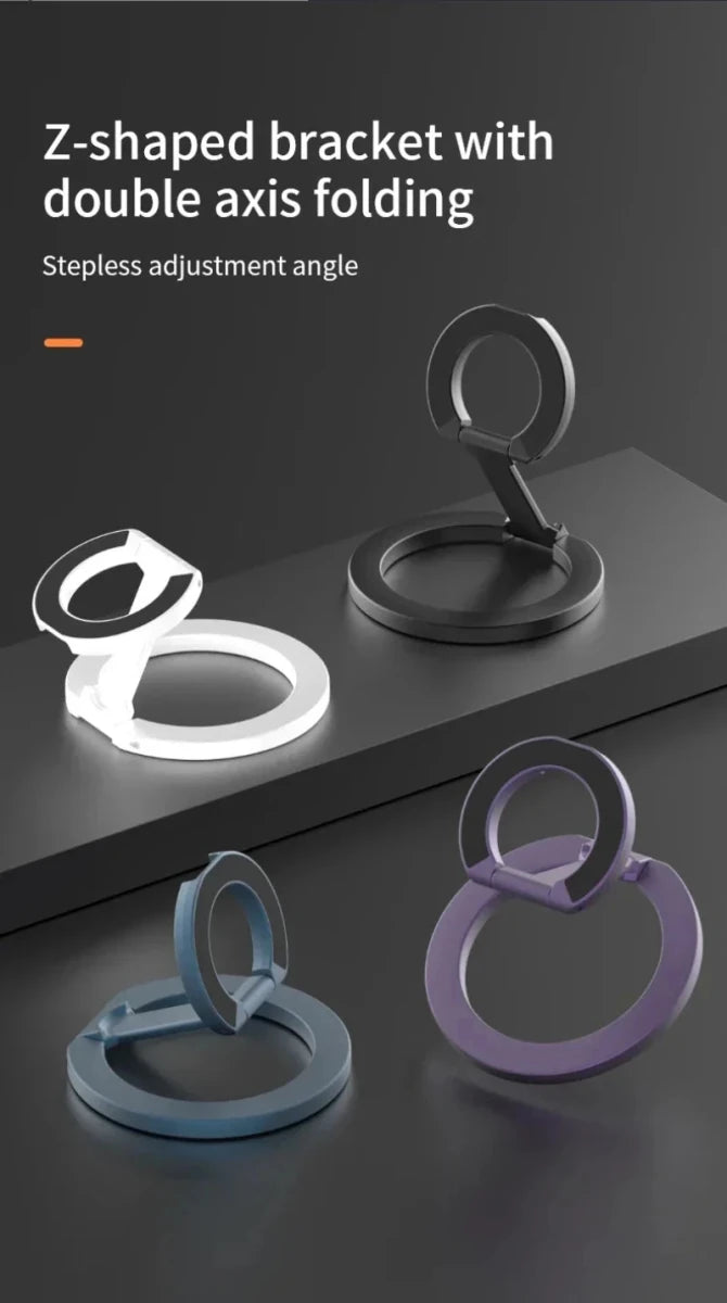 For MagSafe Double Sided Magnetic Ring Phone Holder Portable Folding Cellphones Stand Car Accessories Support Bracket Grip - High Ends Electronics and moreHigh Ends Electronics and moreHigh Ends Electronics and moreFor MagSafe Double Sided Magnetic Ring Phone Holder Portable Folding Cellphones Stand Car Accessories Support Bracket Grip