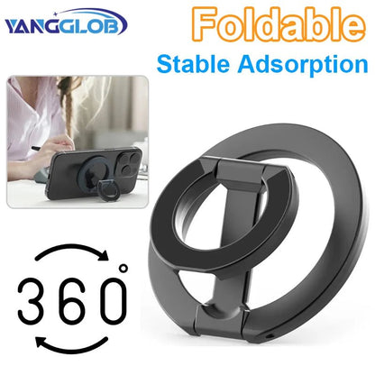 For MagSafe Double Sided Magnetic Ring Phone Holder Portable Folding Cellphones Stand Car Accessories Support Bracket Grip - High Ends Electronics and moreHigh Ends Electronics and moreHigh Ends Electronics and moreFor MagSafe Double Sided Magnetic Ring Phone Holder Portable Folding Cellphones Stand Car Accessories Support Bracket Grip