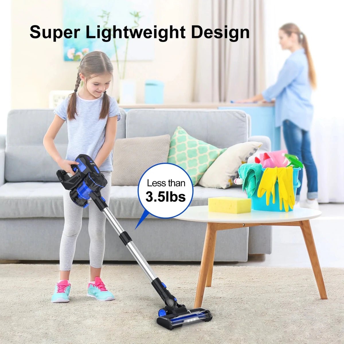 INSE V70 12kPa Powerful Lightweight Vacuum Cleaner up to 45 Mins Runtime, for Home Hard Floor Carpet Pet Hair, Blue - High Ends Electronics and moreHigh Ends Electronics and moreHigh Ends Electronics and moreINSE V70 12kPa Powerful Lightweight Vacuum Cleaner up to 45 Mins Runtime, for Home Hard Floor Carpet Pet Hair, Blue