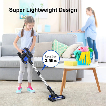 INSE V70 12kPa Powerful Lightweight Vacuum Cleaner up to 45 Mins Runtime, for Home Hard Floor Carpet Pet Hair, Blue - High Ends Electronics and moreHigh Ends Electronics and moreHigh Ends Electronics and moreINSE V70 12kPa Powerful Lightweight Vacuum Cleaner up to 45 Mins Runtime, for Home Hard Floor Carpet Pet Hair, Blue