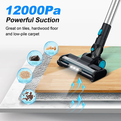 INSE V70 12kPa Powerful Lightweight Vacuum Cleaner up to 45 Mins Runtime, for Home Hard Floor Carpet Pet Hair, Blue - High Ends Electronics and moreHigh Ends Electronics and moreHigh Ends Electronics and moreINSE V70 12kPa Powerful Lightweight Vacuum Cleaner up to 45 Mins Runtime, for Home Hard Floor Carpet Pet Hair, Blue