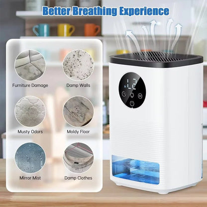 Intelligent Dehumidifier Dryer 110 - 250V Water Full Automatic Stop Noise Reduction Timed Bathroom Bedroom Dehumidifier Air Dryer - High Ends Electronics and moreHigh Ends Electronics and moreHigh Ends Electronics and moreIntelligent Dehumidifier Dryer 110 - 250V Water Full Automatic Stop Noise Reduction Timed Bathroom Bedroom Dehumidifier Air Dryer