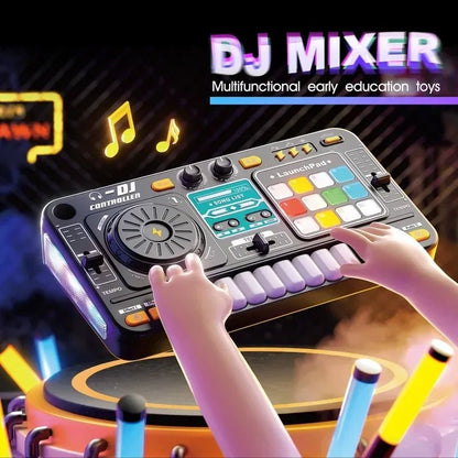 Kids Simulation DJ Mixer Controller Toy Multifunctional Music Effects Electronic Learning Game Birthday Gift for Children Mixers - High Ends Electronics and moreHigh Ends Electronics and moreHigh Ends Electronics and moreKids Simulation DJ Mixer Controller Toy Multifunctional Music Effects Electronic Learning Game Birthday Gift for Children Mixers