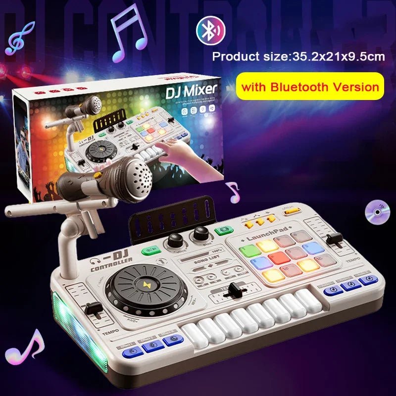 Kids Simulation DJ Mixer Controller Toy Multifunctional Music Effects Electronic Learning Game Birthday Gift for Children Mixers - High Ends Electronics and moreHigh Ends Electronics and moreHigh Ends Electronics and moreKids Simulation DJ Mixer Controller Toy Multifunctional Music Effects Electronic Learning Game Birthday Gift for Children Mixers