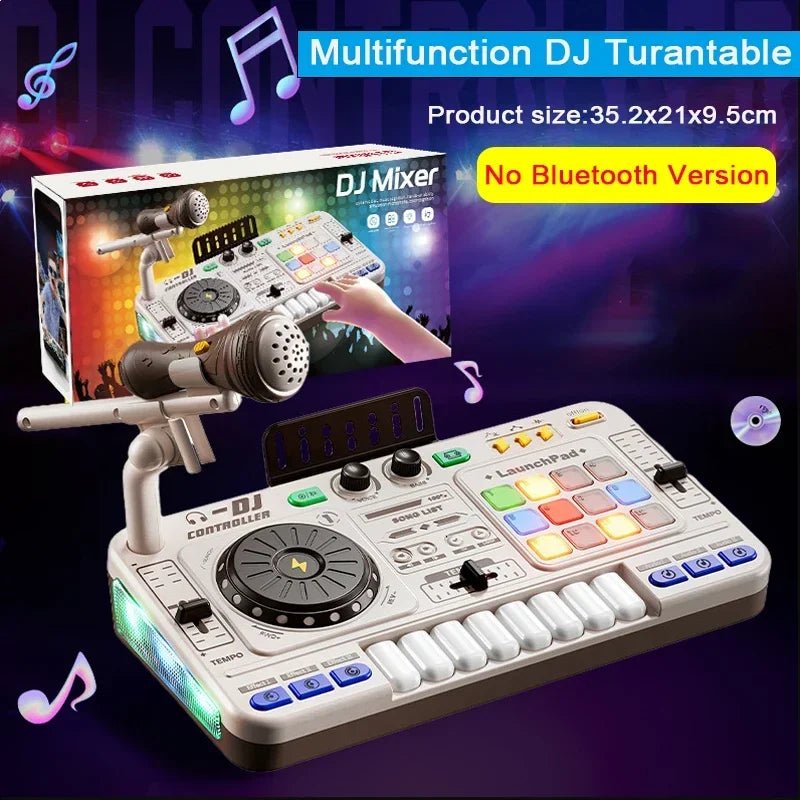 Kids Simulation DJ Mixer Controller Toy Multifunctional Music Effects Electronic Learning Game Birthday Gift for Children Mixers - High Ends Electronics and moreHigh Ends Electronics and moreHigh Ends Electronics and moreKids Simulation DJ Mixer Controller Toy Multifunctional Music Effects Electronic Learning Game Birthday Gift for Children Mixers