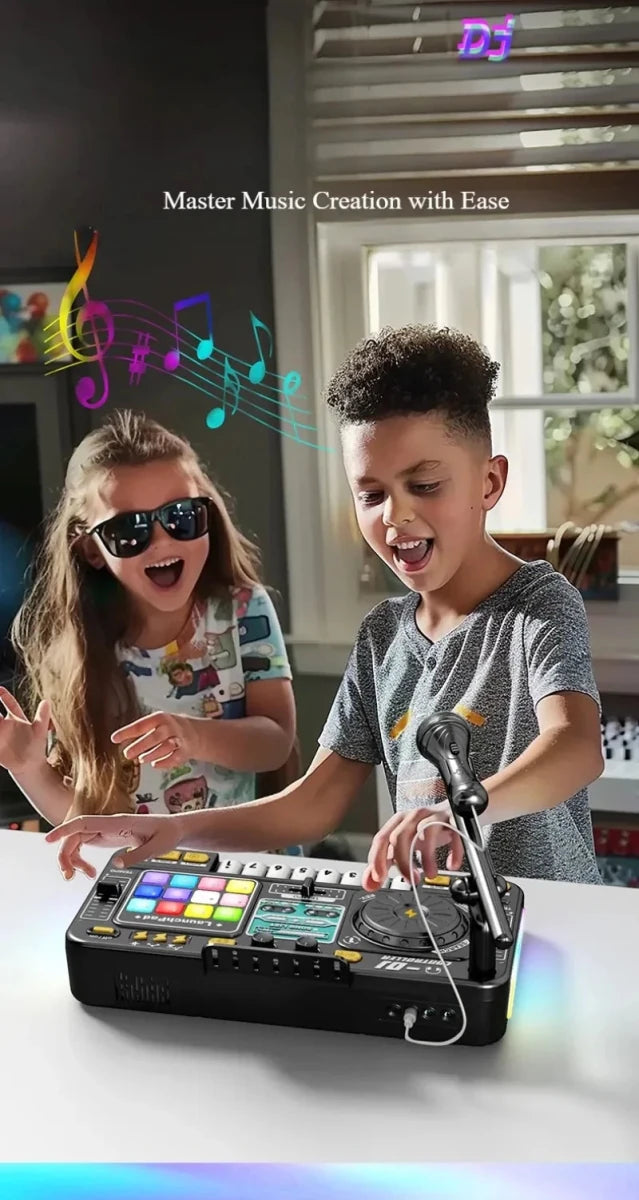 Kids Simulation DJ Mixer Controller Toy Multifunctional Music Effects Electronic Learning Game Birthday Gift for Children Mixers - High Ends Electronics and moreHigh Ends Electronics and moreHigh Ends Electronics and moreKids Simulation DJ Mixer Controller Toy Multifunctional Music Effects Electronic Learning Game Birthday Gift for Children Mixers