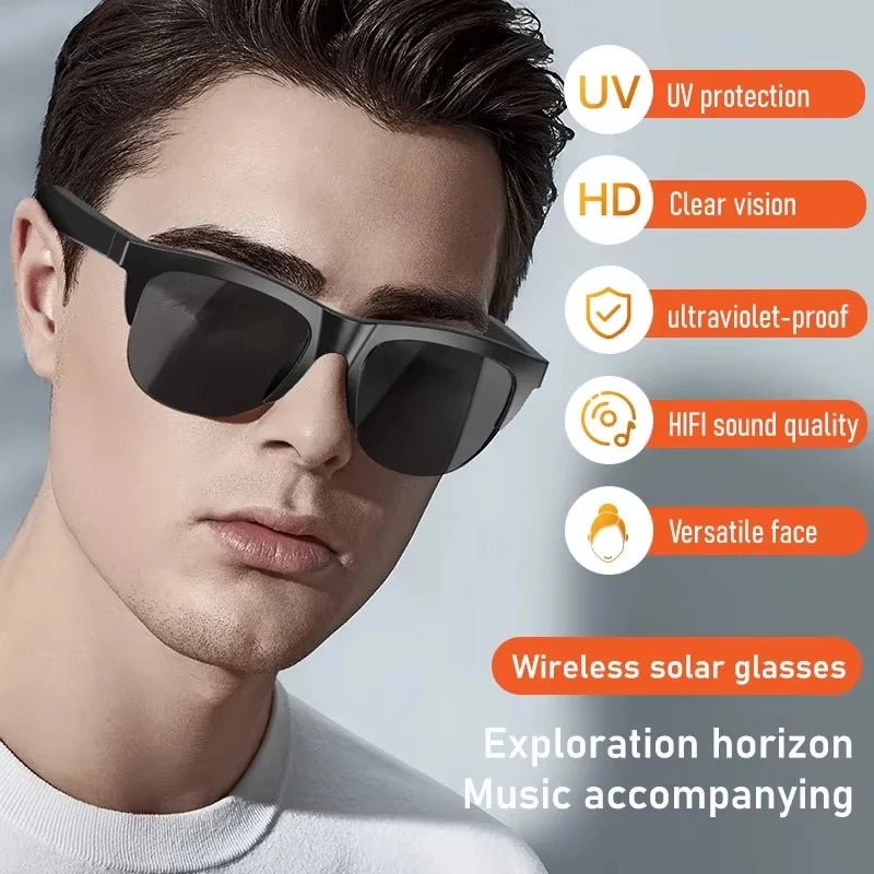 Lenovo Smart Bluetooth V5.3 Sunglasses Glasses Call Outdoor Sports Headphones HIFI Black Technology Anti - touch UV For Men Women - High Ends Electronics and moreHigh Ends Electronics and moreHigh Ends Electronics and moreLenovo Smart Bluetooth V5.3 Sunglasses Glasses Call Outdoor Sports Headphones HIFI Black Technology Anti - touch UV For Men Women