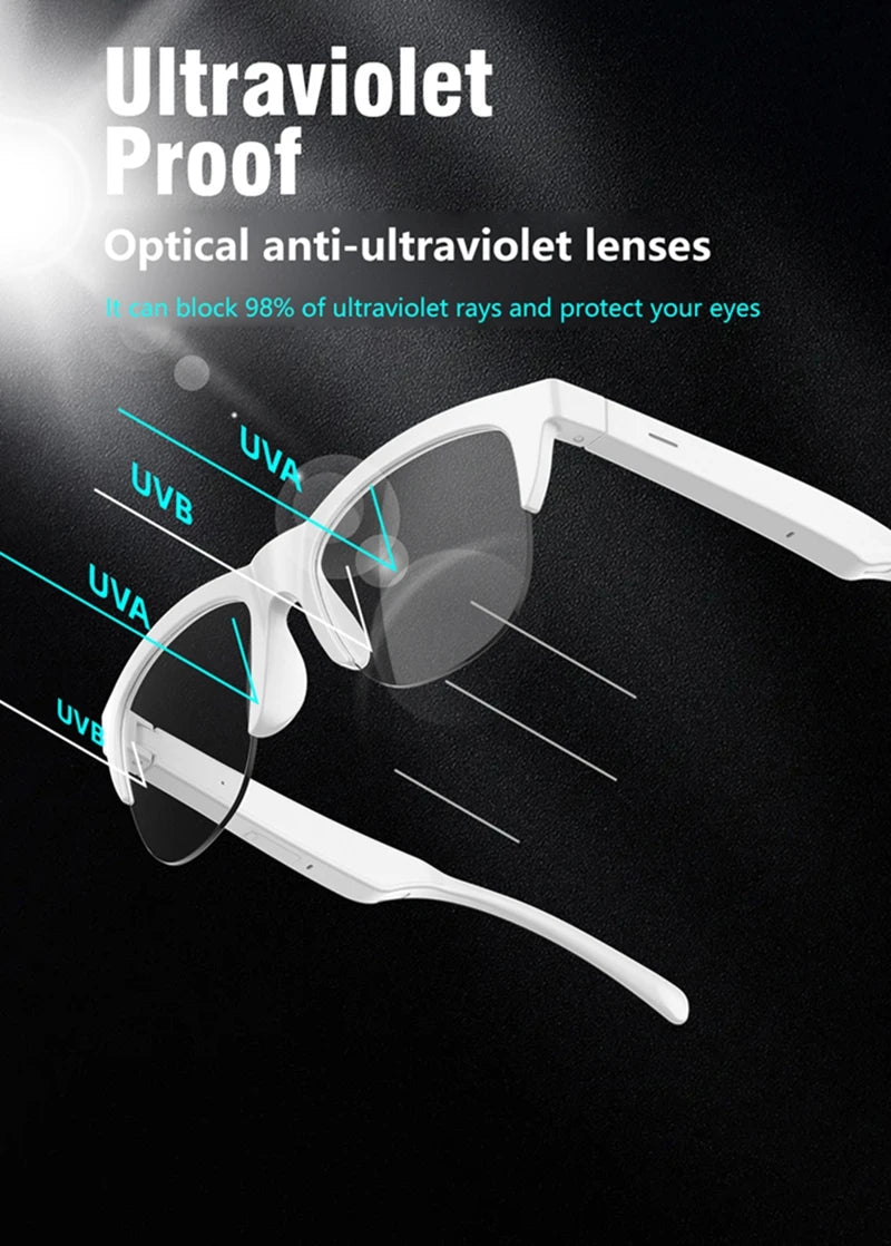 Lenovo Smart Bluetooth V5.3 Sunglasses Glasses Call Outdoor Sports Headphones HIFI Black Technology Anti - touch UV For Men Women - High Ends Electronics and moreHigh Ends Electronics and moreHigh Ends Electronics and moreLenovo Smart Bluetooth V5.3 Sunglasses Glasses Call Outdoor Sports Headphones HIFI Black Technology Anti - touch UV For Men Women