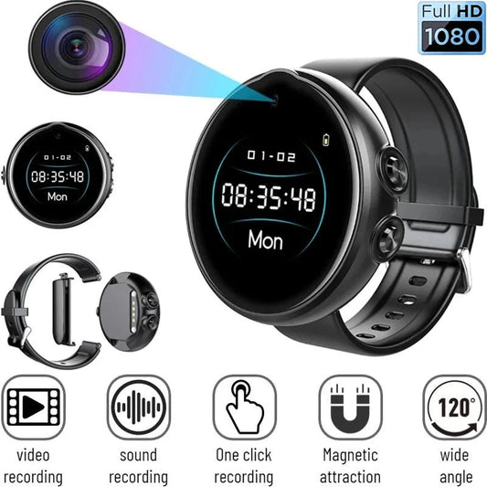 Mini Cam Sports Watch 1080P HD 3in1 Camera Wearable Camera Portable Sports DV Bracelet Camera Voice Recorder Hidden TF Card - High Ends Electronics and moreHigh Ends Electronics and moreHigh Ends Electronics and moreMini Cam Sports Watch 1080P HD 3in1 Camera Wearable Camera Portable Sports DV Bracelet Camera Voice Recorder Hidden TF Card