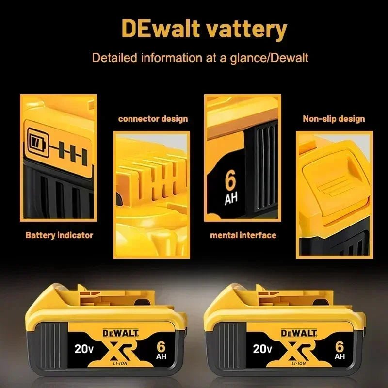 Original DeWalt 6Ah/5Ah/ 20V battery replaceable DCD887 DCD805 DCF860 Dcd796 DCG406 DCF880 DCF512 DCD805 power tools battery - High Ends Electronics and moreHigh Ends Electronics and moreHigh Ends Electronics and moreOriginal DeWalt 6Ah/5Ah/ 20V battery replaceable DCD887 DCD805 DCF860 Dcd796 DCG406 DCF880 DCF512 DCD805 power tools battery