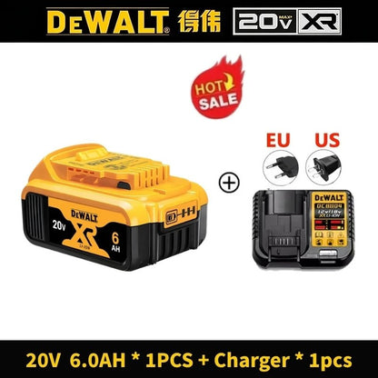 Original Dewalt Power Tool Battery 20V 6Ah DCB206 Compatible with DCB205 DCB200 New 100% High - Quality Replacement for 20V Tools - High Ends Electronics and moreHigh Ends Electronics and moreHigh Ends Electronics and moreOriginal Dewalt Power Tool Battery 20V 6Ah DCB206 Compatible with DCB205 DCB200 New 100% High - Quality Replacement for 20V Tools