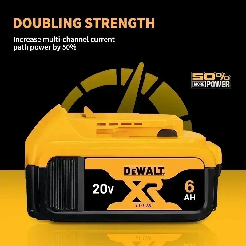 Original Dewalt Power Tool Battery 20V 6Ah DCB206 Compatible with DCB205 DCB200 New 100% High - Quality Replacement for 20V Tools - High Ends Electronics and moreHigh Ends Electronics and moreHigh Ends Electronics and moreOriginal Dewalt Power Tool Battery 20V 6Ah DCB206 Compatible with DCB205 DCB200 New 100% High - Quality Replacement for 20V Tools
