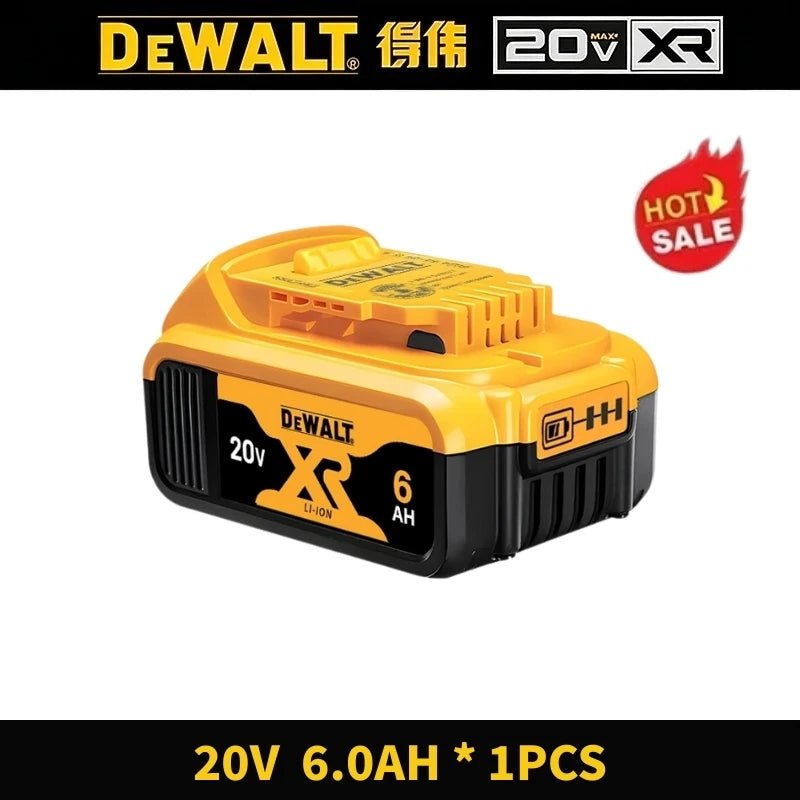 Original Dewalt Power Tool Battery 20V 6Ah DCB206 Compatible with DCB205 DCB200 New 100% High - Quality Replacement for 20V Tools - High Ends Electronics and moreHigh Ends Electronics and moreHigh Ends Electronics and moreOriginal Dewalt Power Tool Battery 20V 6Ah DCB206 Compatible with DCB205 DCB200 New 100% High - Quality Replacement for 20V Tools