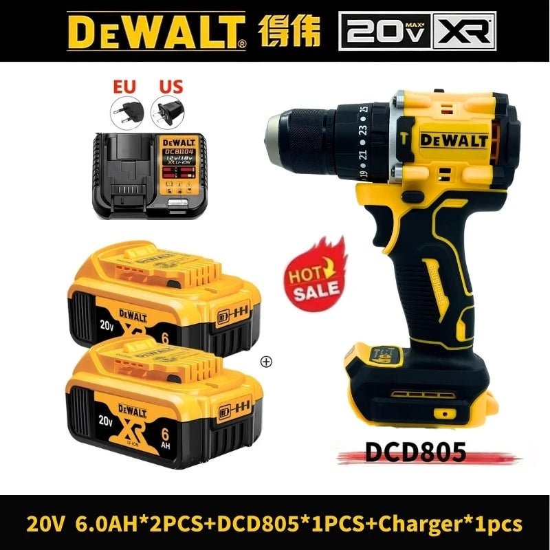 Original Dewalt Power Tool Battery 20V 6Ah DCB206 Compatible with DCB205 DCB200 New 100% High - Quality Replacement for 20V Tools - High Ends Electronics and moreHigh Ends Electronics and moreHigh Ends Electronics and moreOriginal Dewalt Power Tool Battery 20V 6Ah DCB206 Compatible with DCB205 DCB200 New 100% High - Quality Replacement for 20V Tools