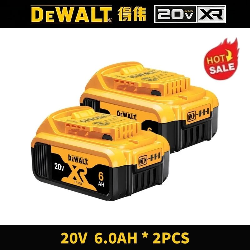 Original Dewalt Power Tool Battery 20V 6Ah DCB206 Compatible with DCB205 DCB200 New 100% High - Quality Replacement for 20V Tools - High Ends Electronics and moreHigh Ends Electronics and moreHigh Ends Electronics and moreOriginal Dewalt Power Tool Battery 20V 6Ah DCB206 Compatible with DCB205 DCB200 New 100% High - Quality Replacement for 20V Tools