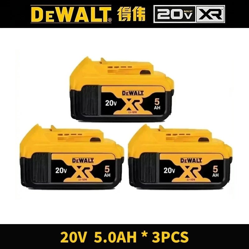 Original Dewalt Power Tool Battery 20V 6Ah DCB206 Compatible with DCB205 DCB200 New 100% High - Quality Replacement for 20V Tools - High Ends Electronics and moreHigh Ends Electronics and moreHigh Ends Electronics and moreOriginal Dewalt Power Tool Battery 20V 6Ah DCB206 Compatible with DCB205 DCB200 New 100% High - Quality Replacement for 20V Tools
