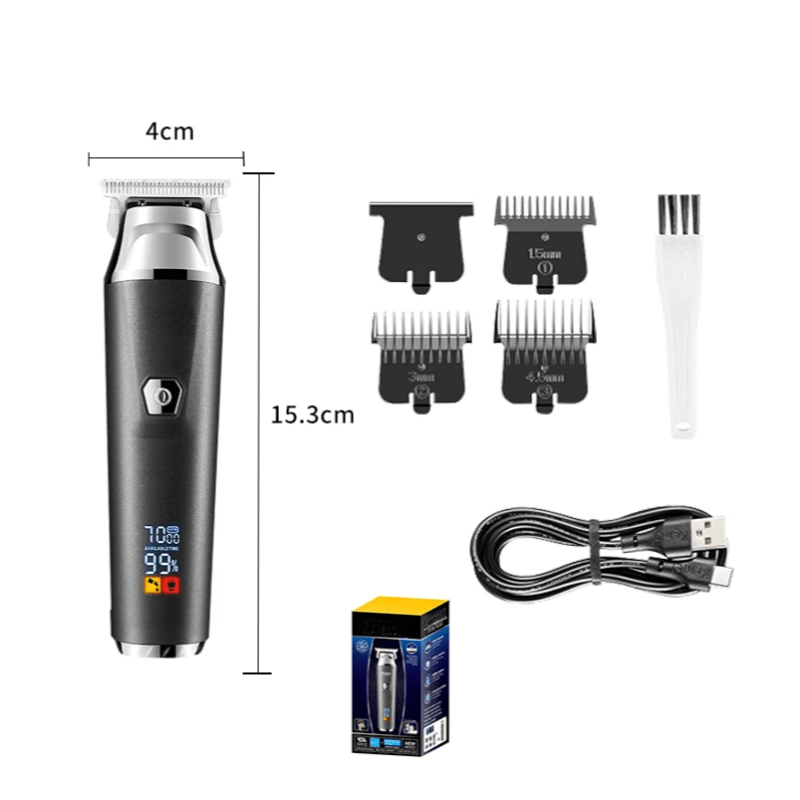 ZeroBlade™ Pro: Cordless 7000RPM Hair Trimmer with LCD Display - High Ends Electronics and more